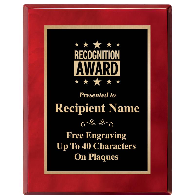 7X9 GOLD TRIM RW PIANO PLQ