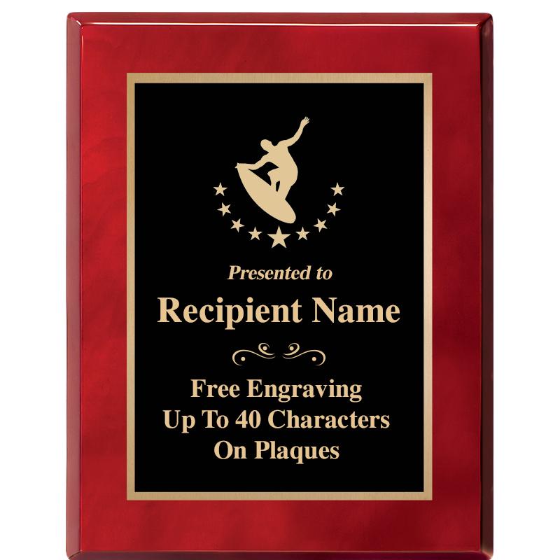 7X9 GOLD TRIM RW PIANO PLQ