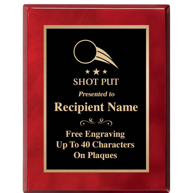 7X9 GOLD TRIM RW PIANO PLQ