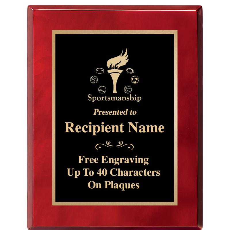 7X9 GOLD TRIM RW PIANO PLQ