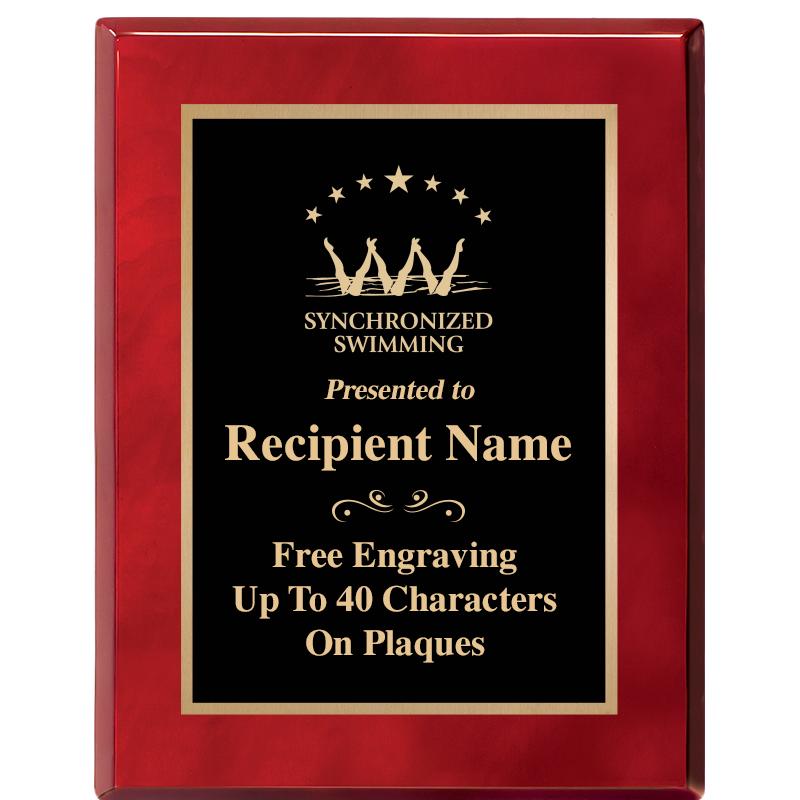 7X9 GOLD TRIM RW PIANO PLQ