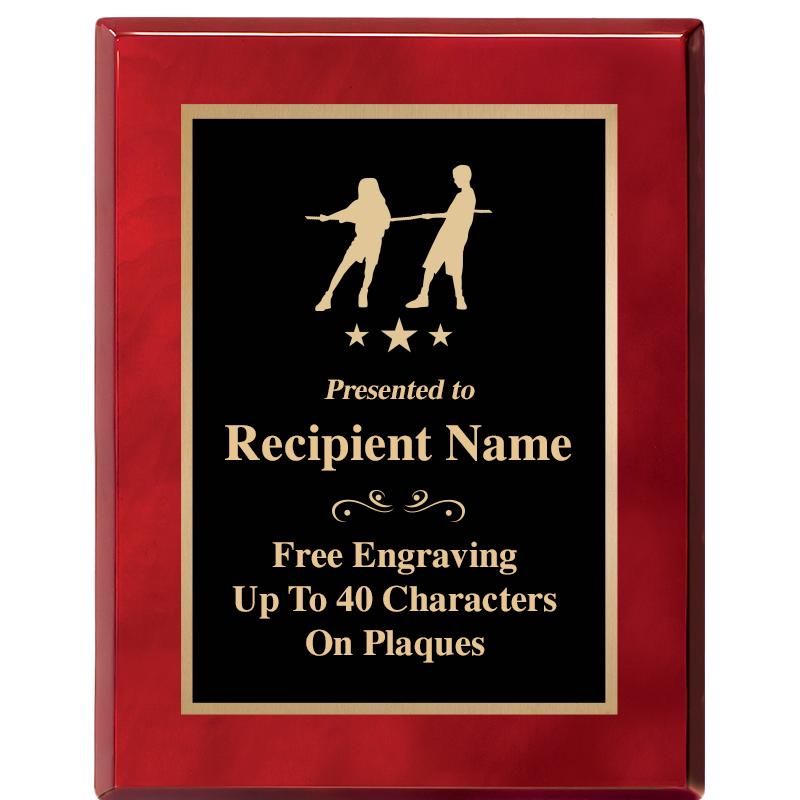 7X9 GOLD TRIM RW PIANO PLQ