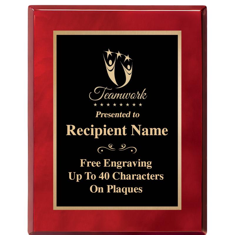 7X9 GOLD TRIM RW PIANO PLQ