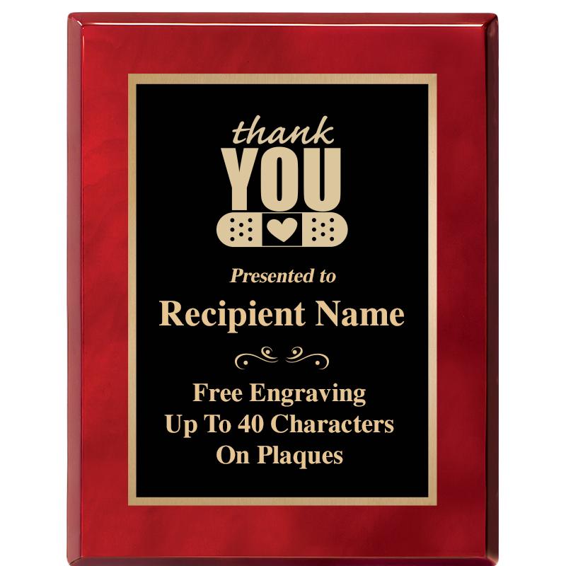 7X9 GOLD TRIM RW PIANO PLQ