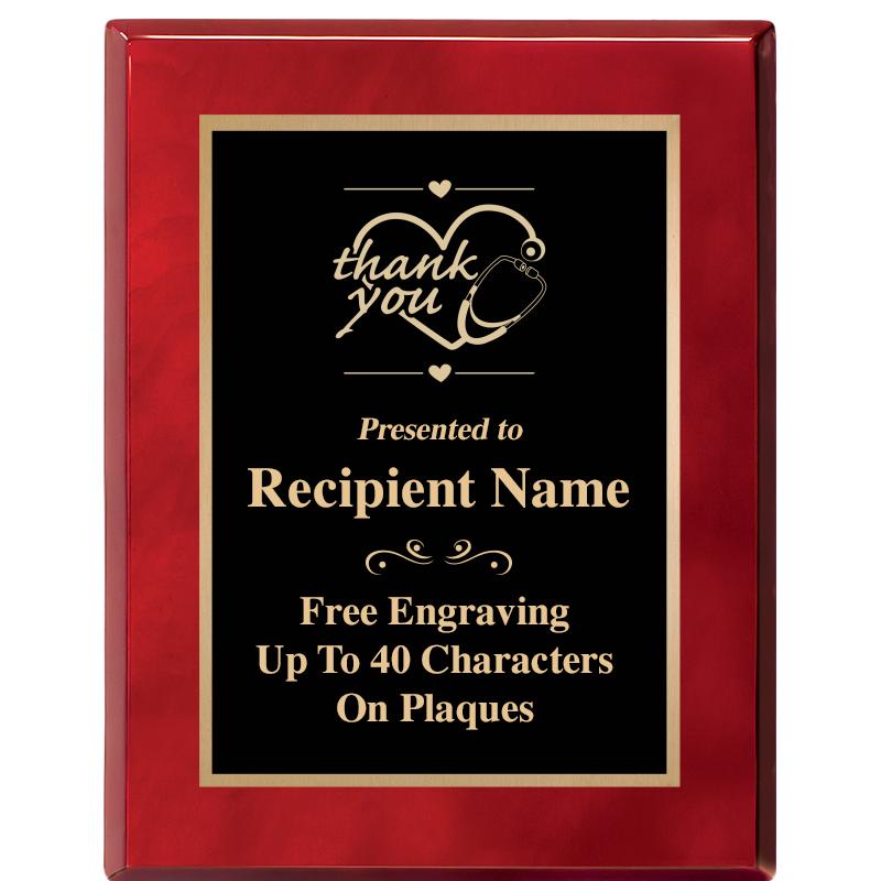 7X9 GOLD TRIM RW PIANO PLQ