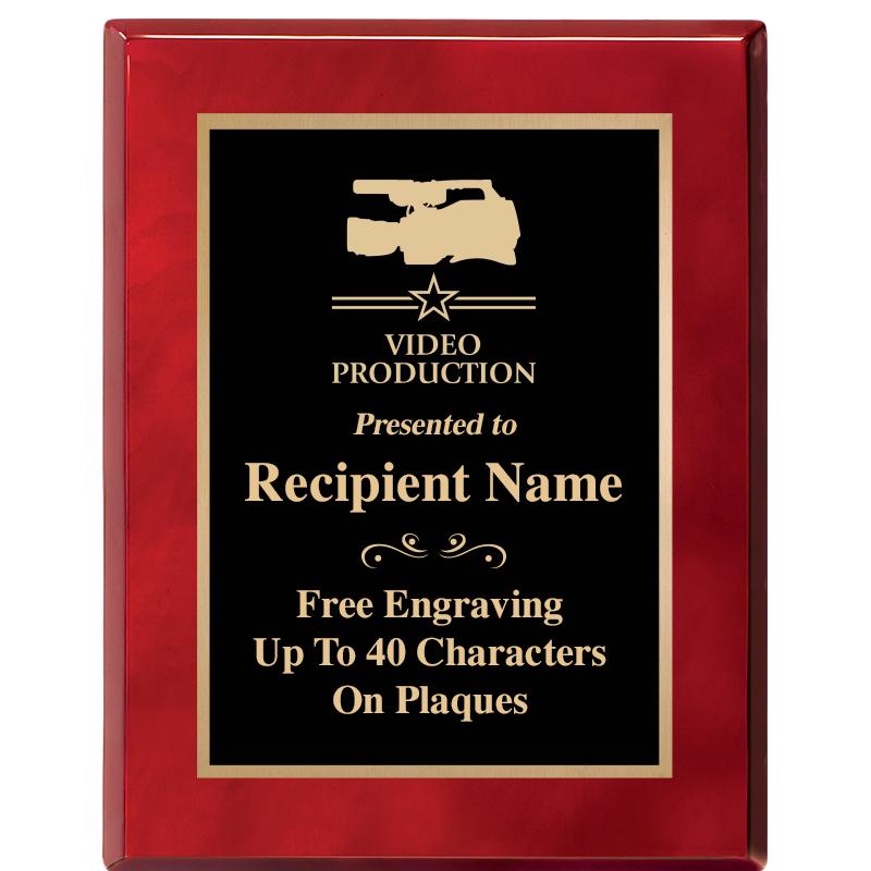 7X9 GOLD TRIM RW PIANO PLQ