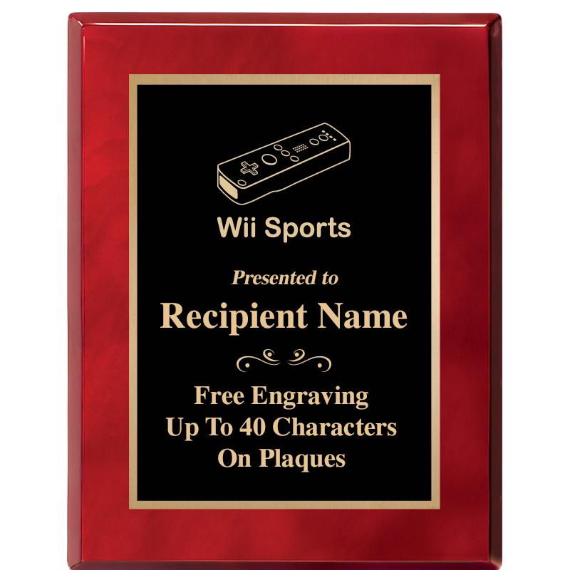 7X9 GOLD TRIM RW PIANO PLQ