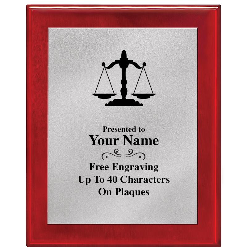 8X10 RW PIANO PLQ MATTE SV PLT