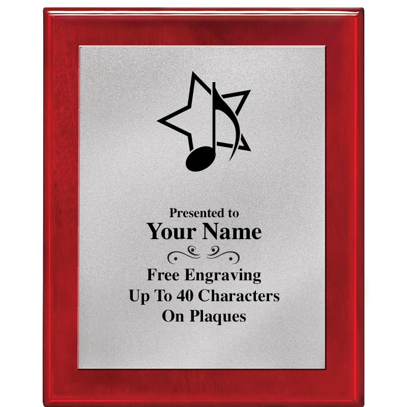 8X10 RW PIANO PLQ MATTE SV PLT