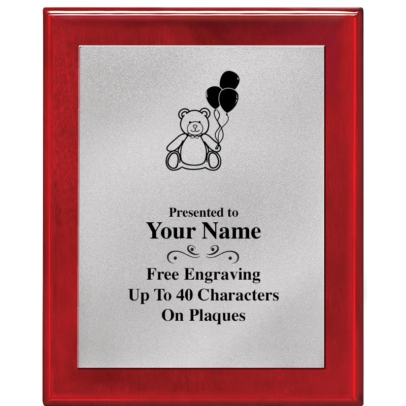 8X10 RW PIANO PLQ MATTE SV PLT