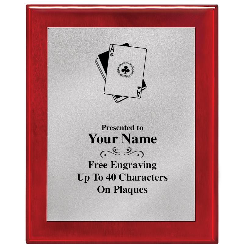 8X10 RW PIANO PLQ MATTE SV PLT