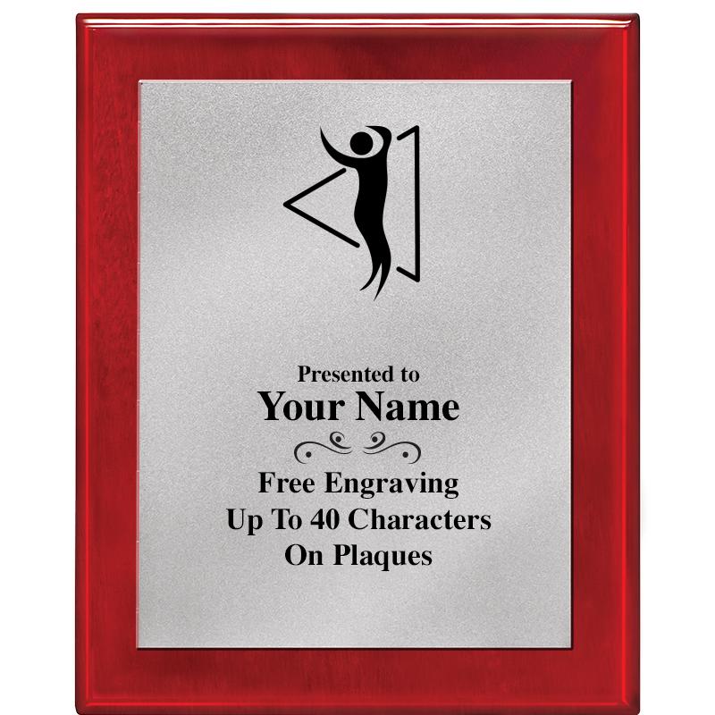 8X10 RW PIANO PLQ MATTE SV PLT