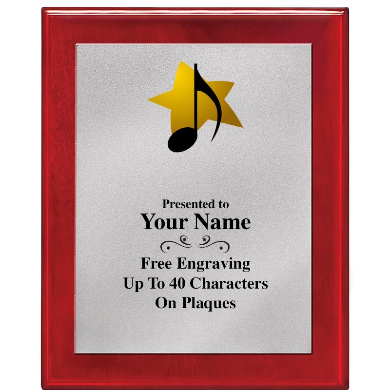 8X10 RW PIANO PLQ MATTE SV PLT