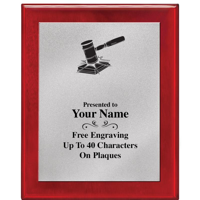 8X10 RW PIANO PLQ MATTE SV PLT