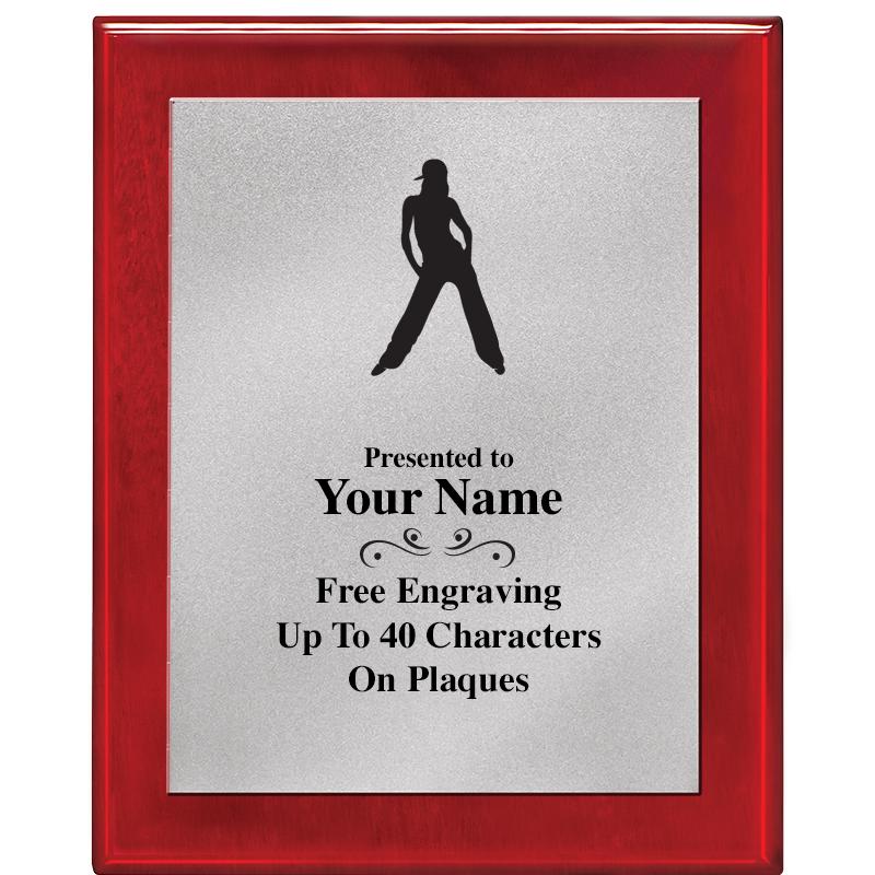 8X10 RW PIANO PLQ MATTE SV PLT