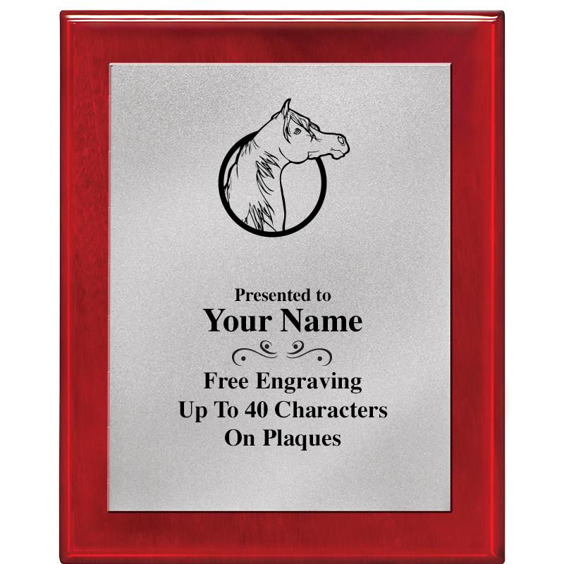 8X10 RW PIANO PLQ MATTE SV PLT