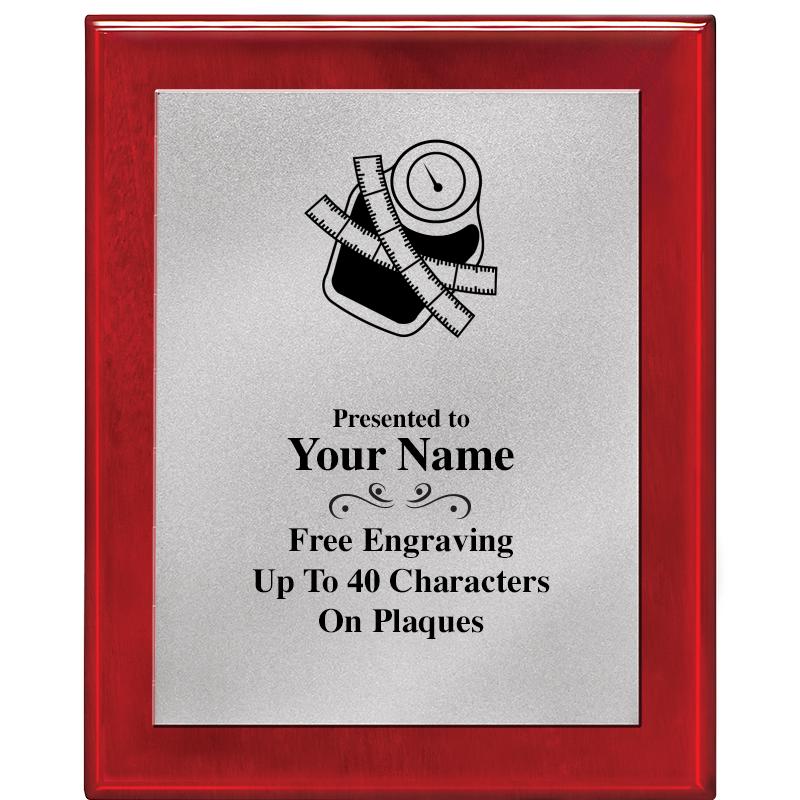 8X10 RW PIANO PLQ MATTE SV PLT