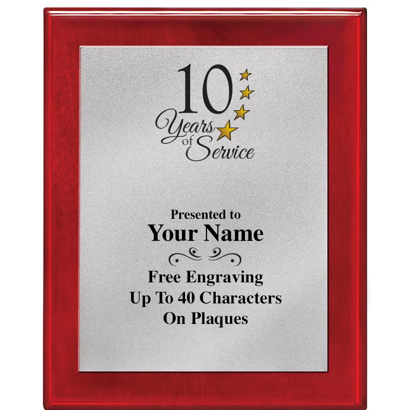 8X10 RW PIANO PLQ MATTE SV PLT