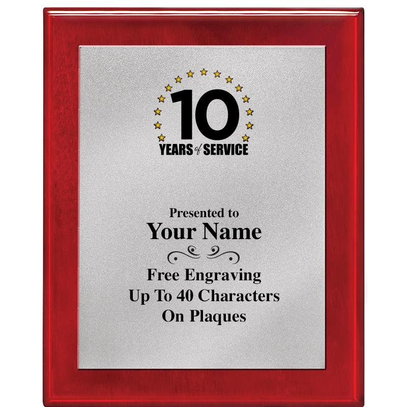 8X10 RW PIANO PLQ MATTE SV PLT