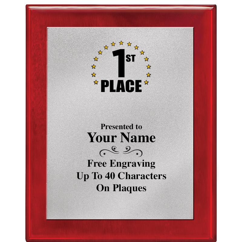 8X10 RW PIANO PLQ MATTE SV PLT