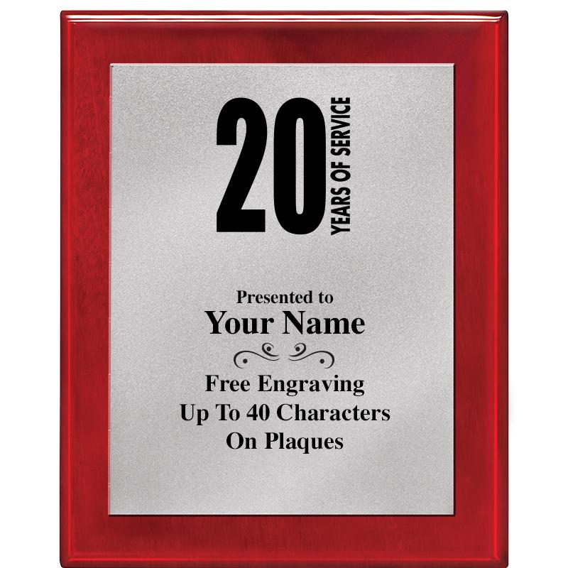 8X10 RW PIANO PLQ MATTE SV PLT