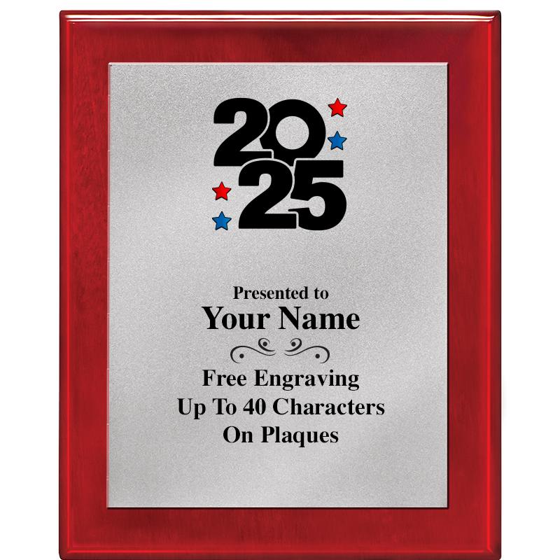 8X10 RW PIANO PLQ MATTE SV PLT