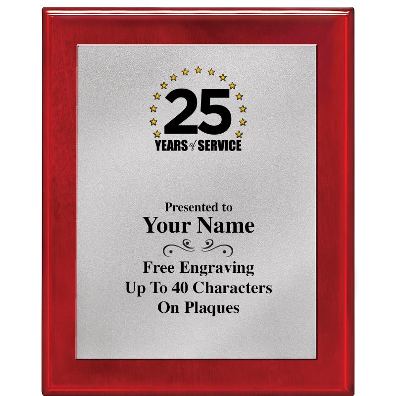 8X10 RW PIANO PLQ MATTE SV PLT