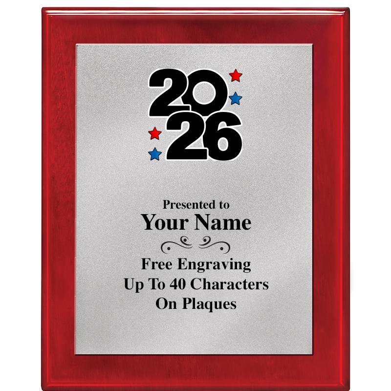 8X10 RW PIANO PLQ MATTE SV PLT