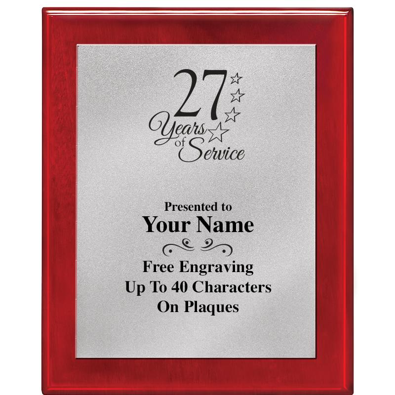 8X10 RW PIANO PLQ MATTE SV PLT