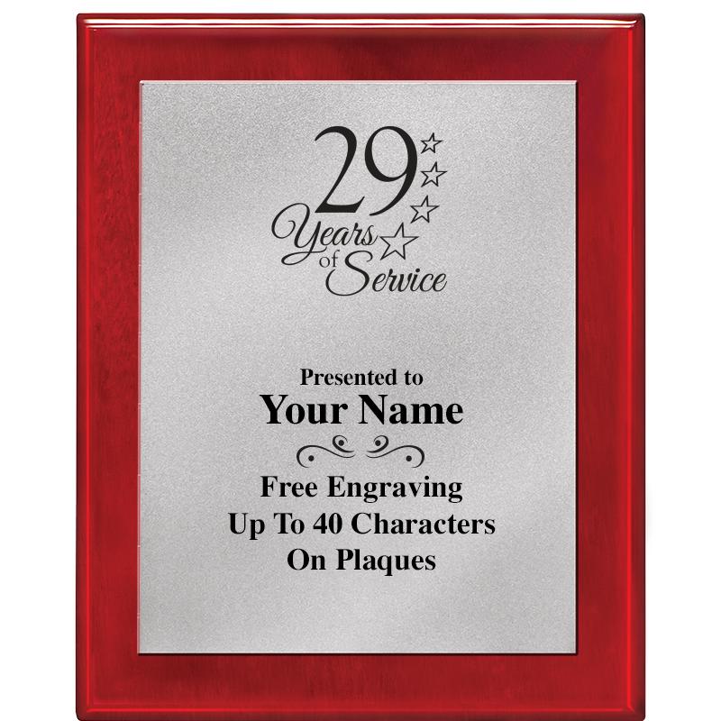 8X10 RW PIANO PLQ MATTE SV PLT