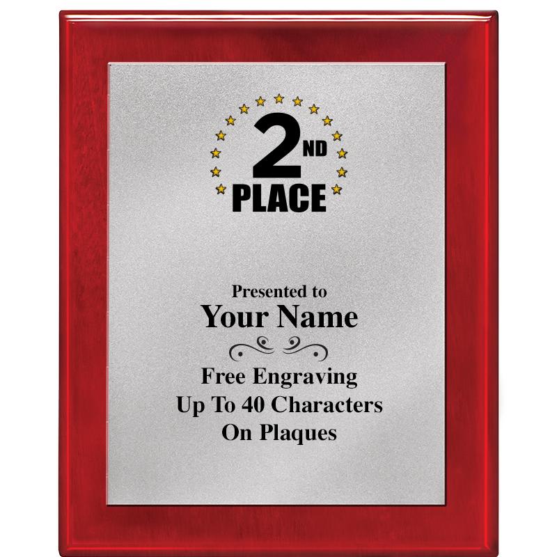 8X10 RW PIANO PLQ MATTE SV PLT