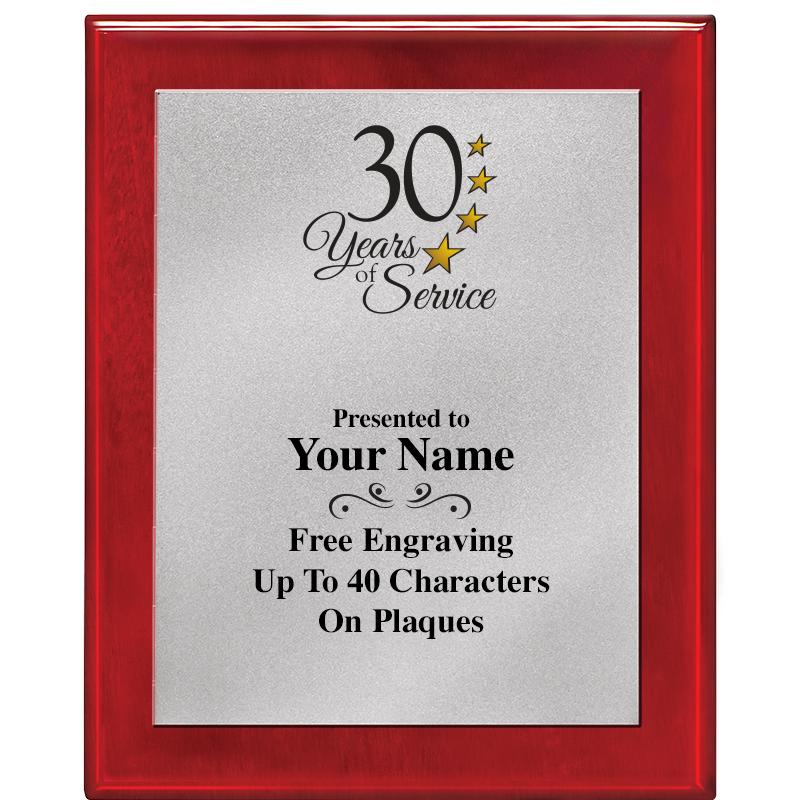 8X10 RW PIANO PLQ MATTE SV PLT