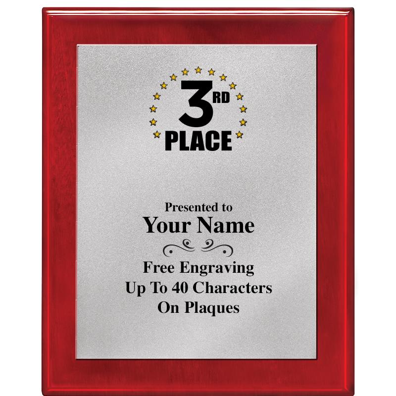 8X10 RW PIANO PLQ MATTE SV PLT