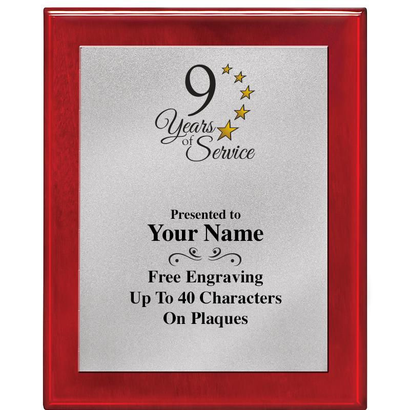 8X10 RW PIANO PLQ MATTE SV PLT