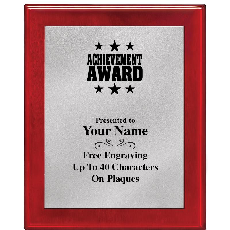 8X10 RW PIANO PLQ MATTE SV PLT