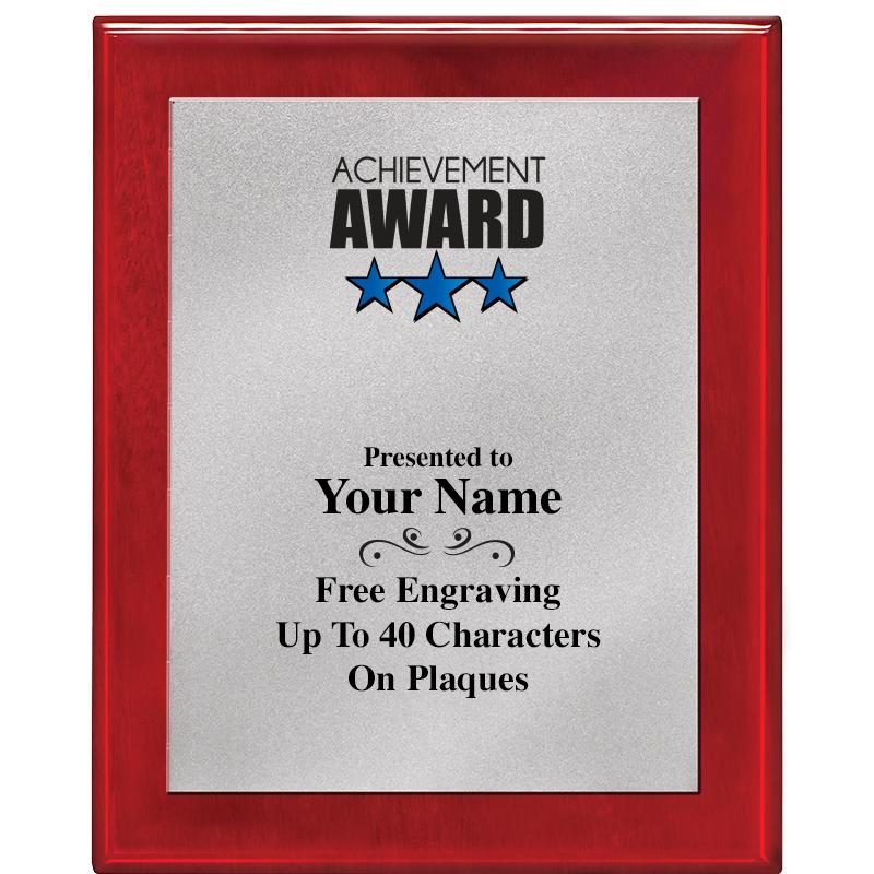 8X10 RW PIANO PLQ MATTE SV PLT