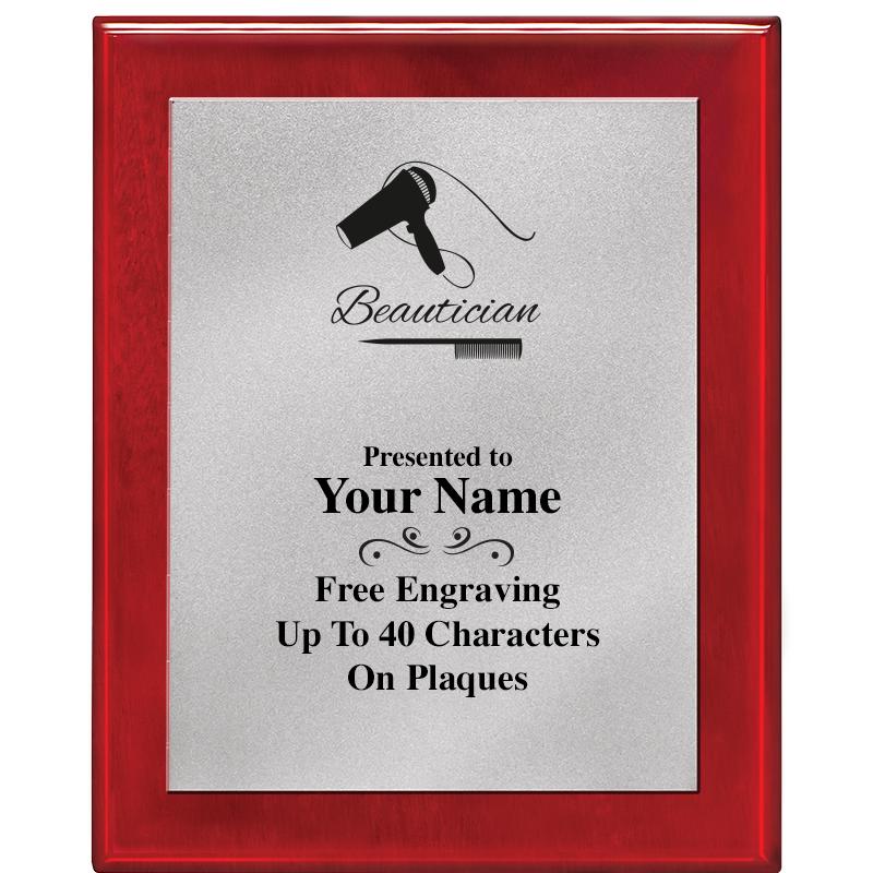 8X10 RW PIANO PLQ MATTE SV PLT