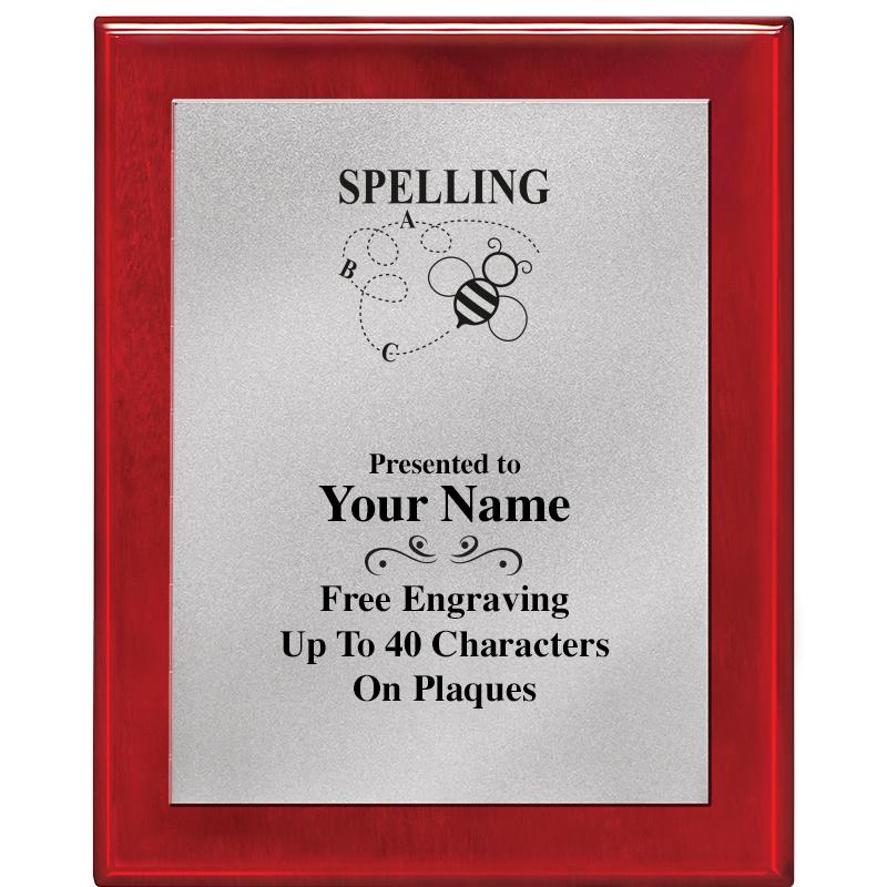 8X10 RW PIANO PLQ MATTE SV PLT