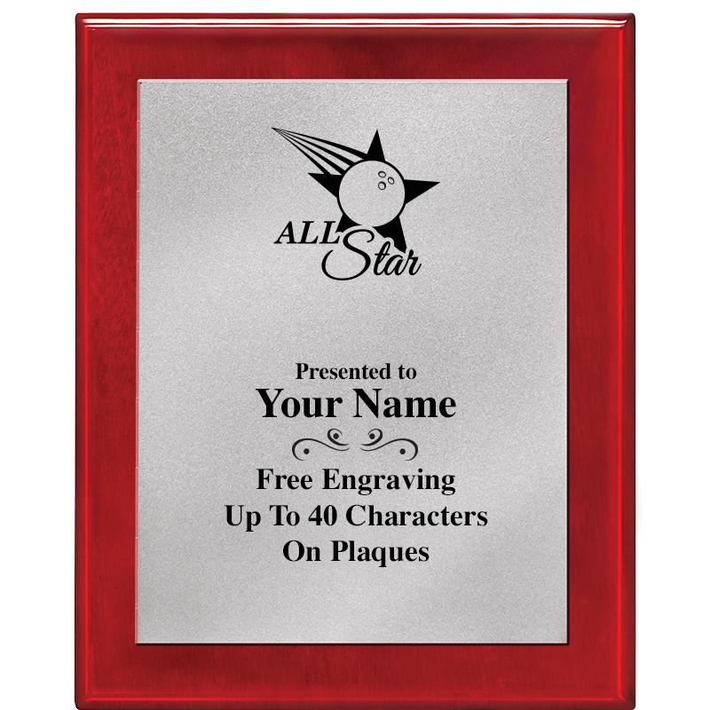 8X10 RW PIANO PLQ MATTE SV PLT