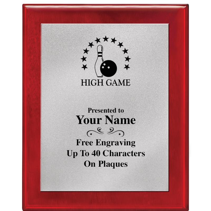 8X10 RW PIANO PLQ MATTE SV PLT