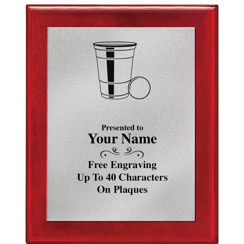 8X10 RW PIANO PLQ MATTE SV PLT