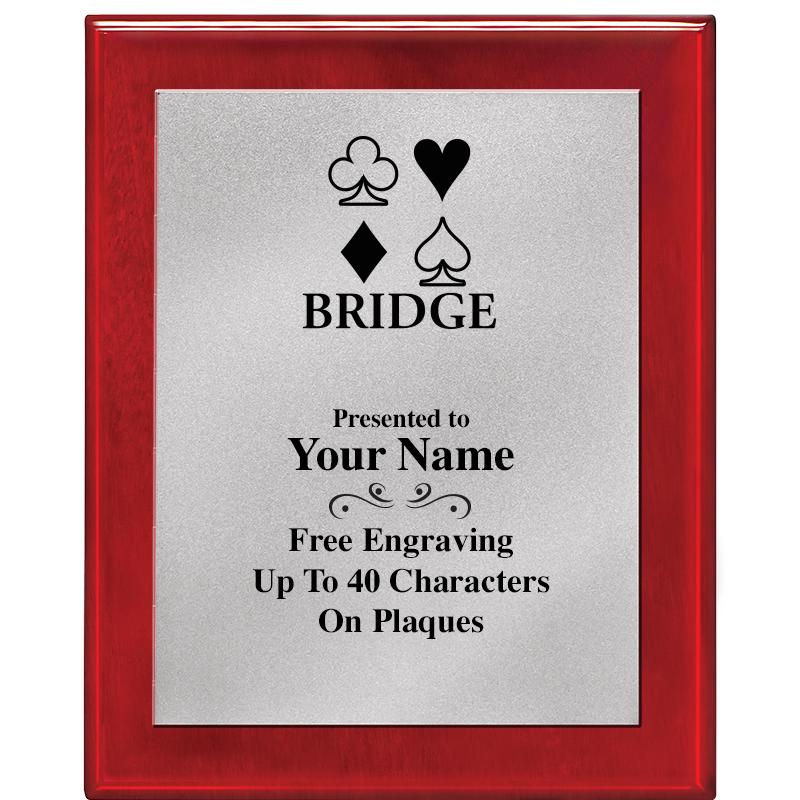 8X10 RW PIANO PLQ MATTE SV PLT