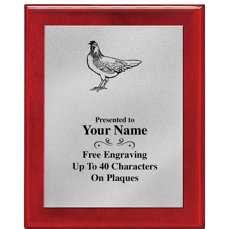 8X10 RW PIANO PLQ MATTE SV PLT