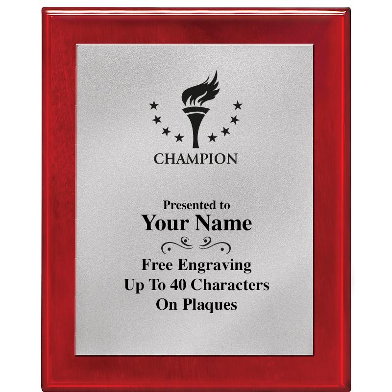 8X10 RW PIANO PLQ MATTE SV PLT