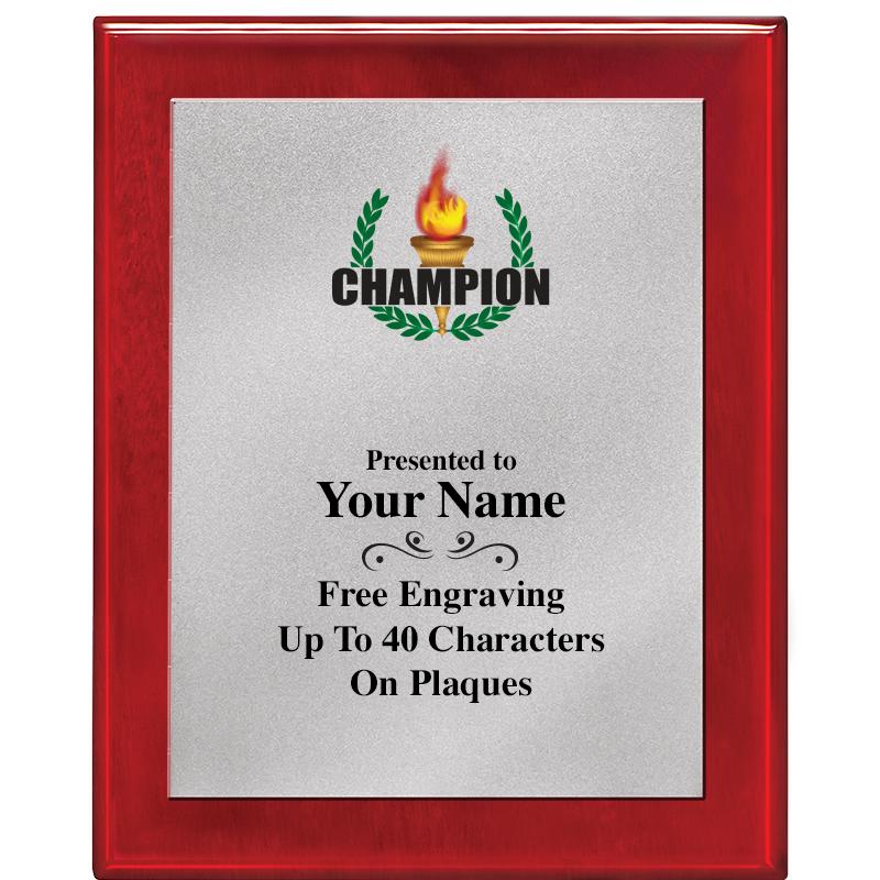 8X10 RW PIANO PLQ MATTE SV PLT