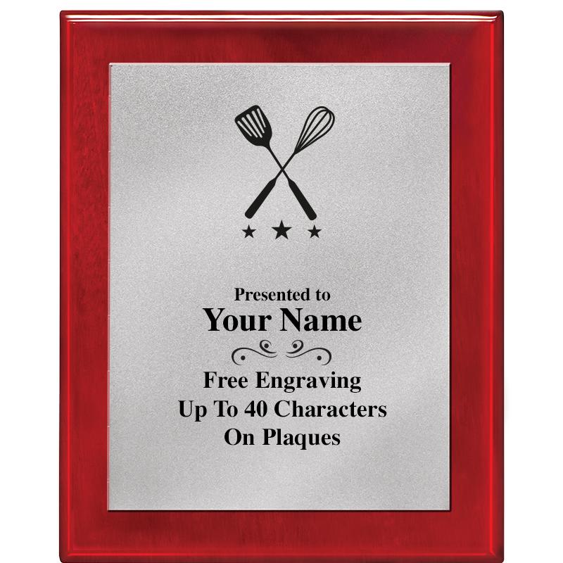 8X10 RW PIANO PLQ MATTE SV PLT