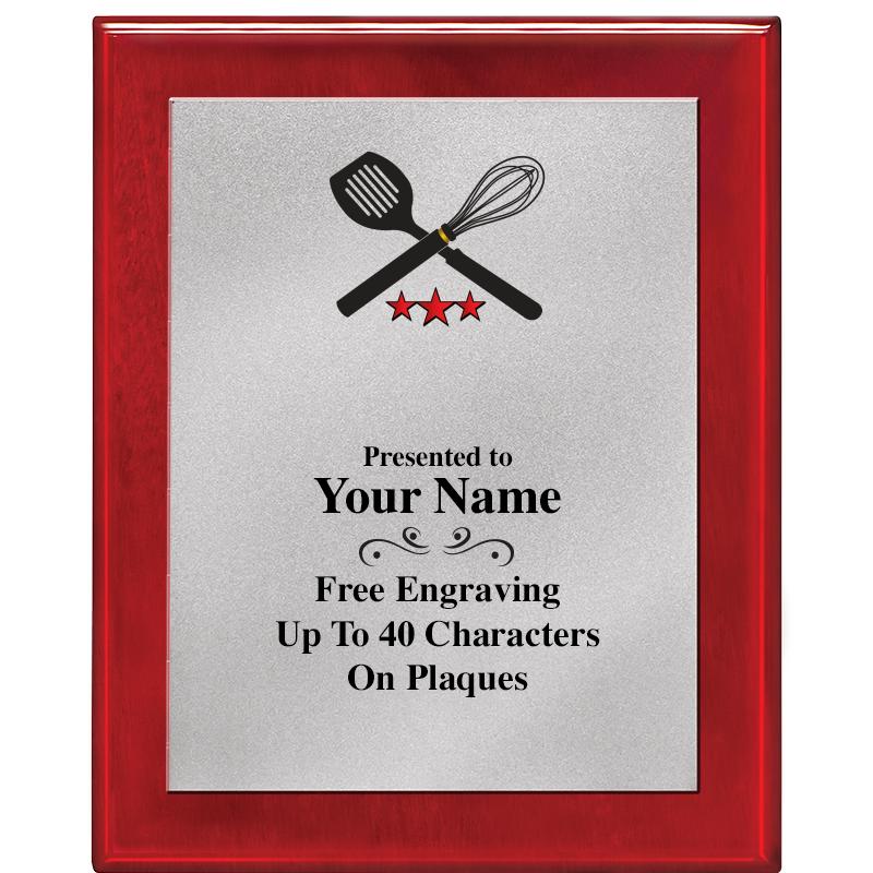 8X10 RW PIANO PLQ MATTE SV PLT