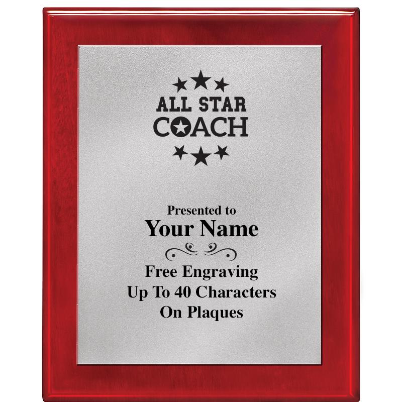 8X10 RW PIANO PLQ MATTE SV PLT