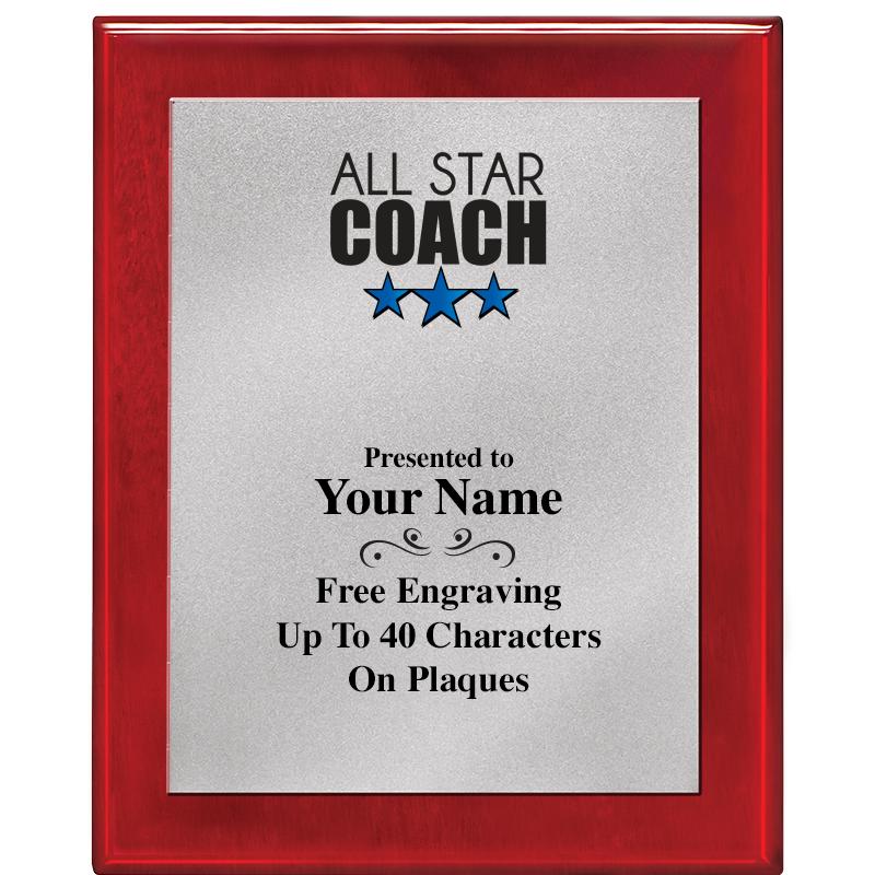 8X10 RW PIANO PLQ MATTE SV PLT