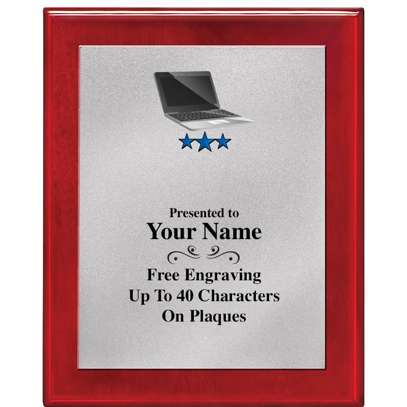 8X10 RW PIANO PLQ MATTE SV PLT